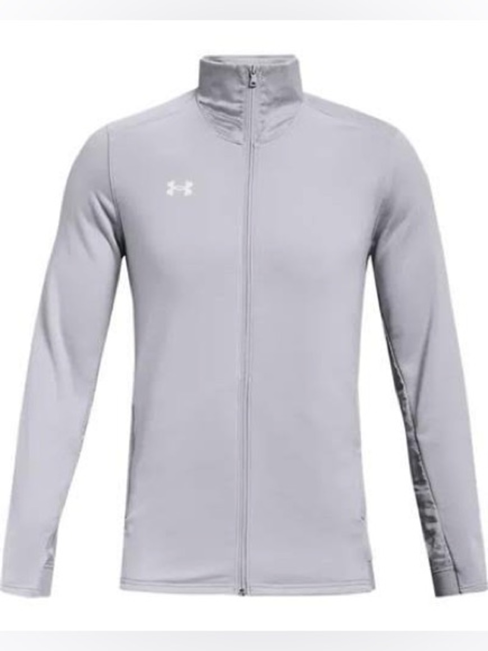 UNDER ARMOUR MEN'S COMMAND WARM-UP FULL-ZIP JACKET, GRAY, XL